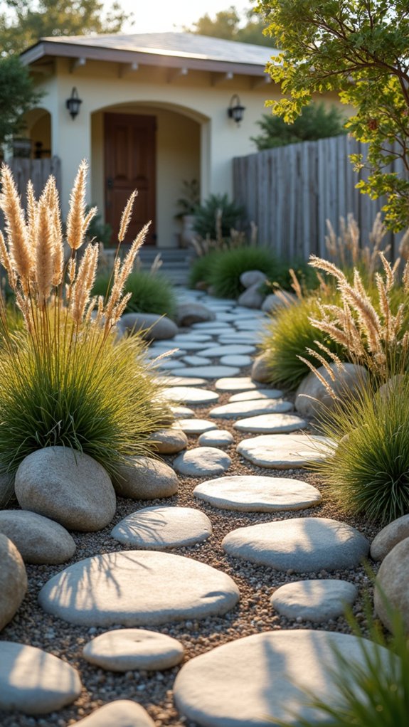 coastal river stone serenity