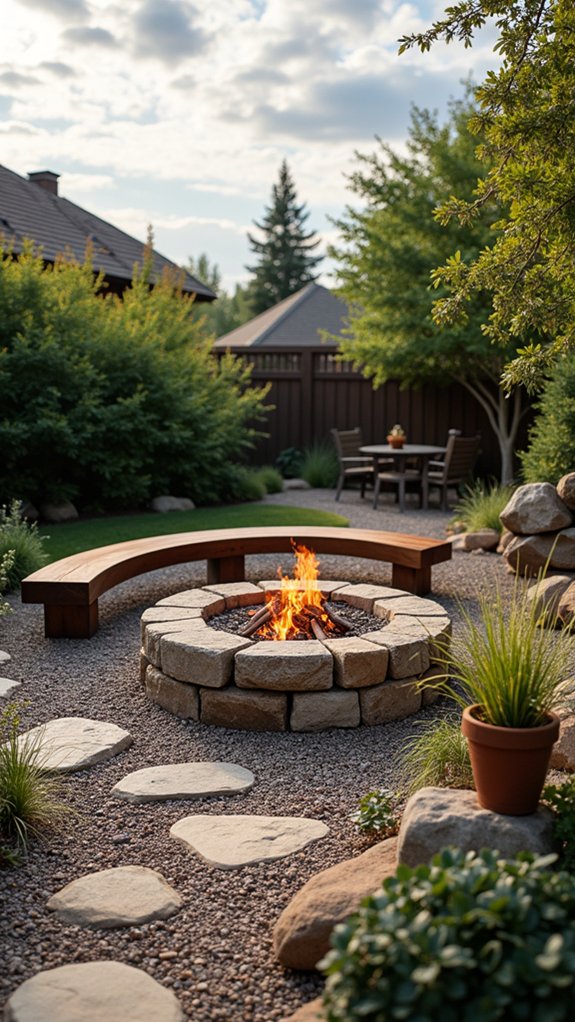 cozy gatherings around fire