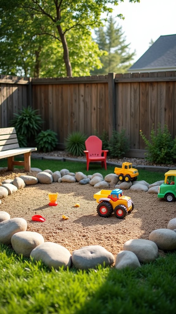 creative natural play area