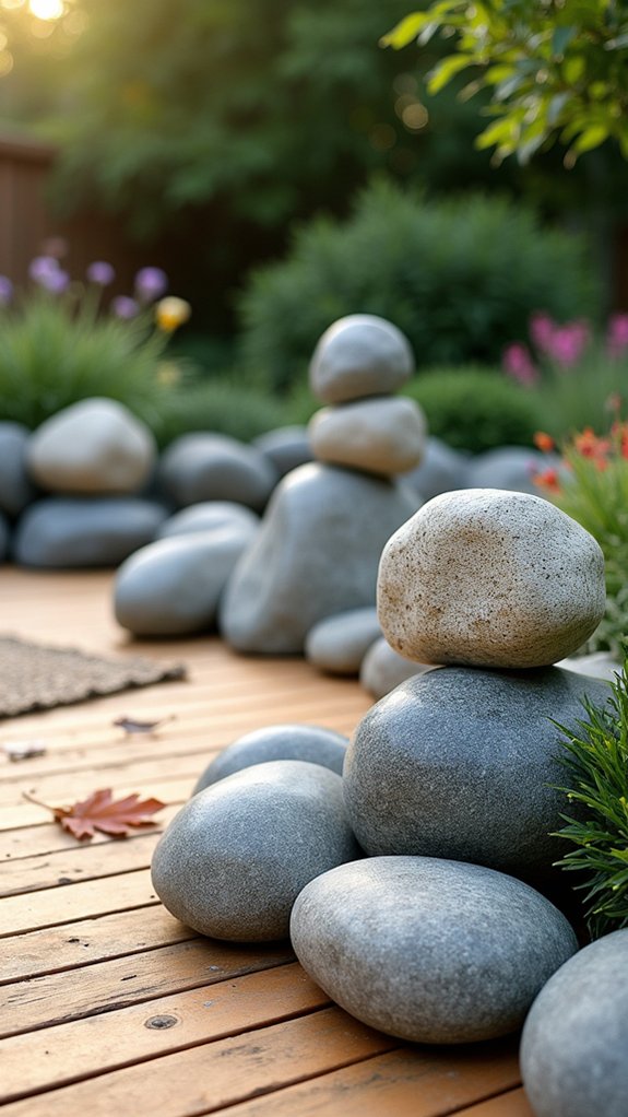 creative outdoor river art