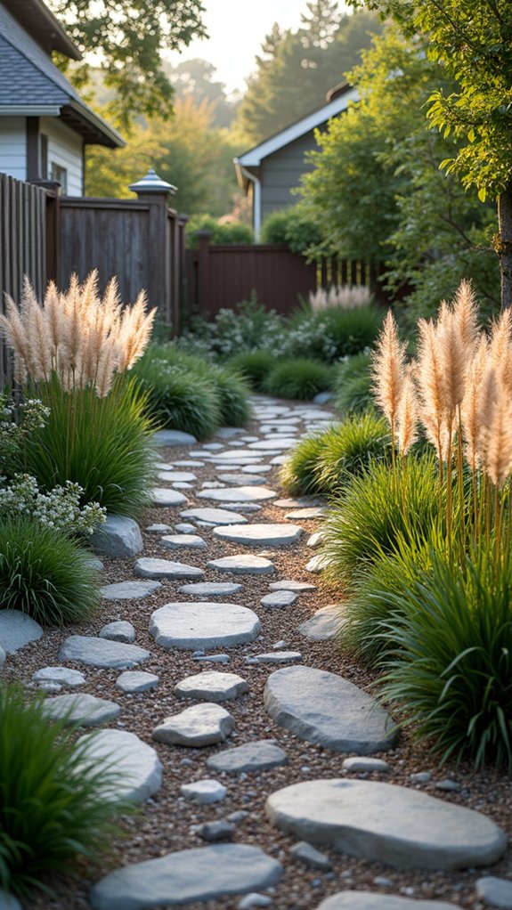 creative rock arrangements enhance landscapes