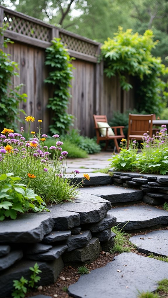 durable beautiful black river rock