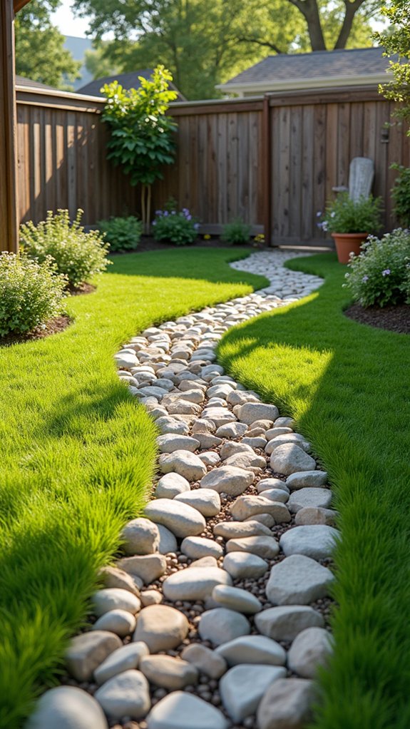 durable river rock dog run