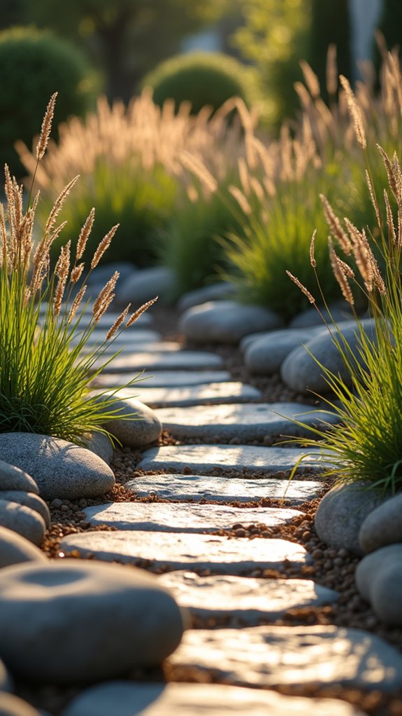 dynamic ornamental grass contrast