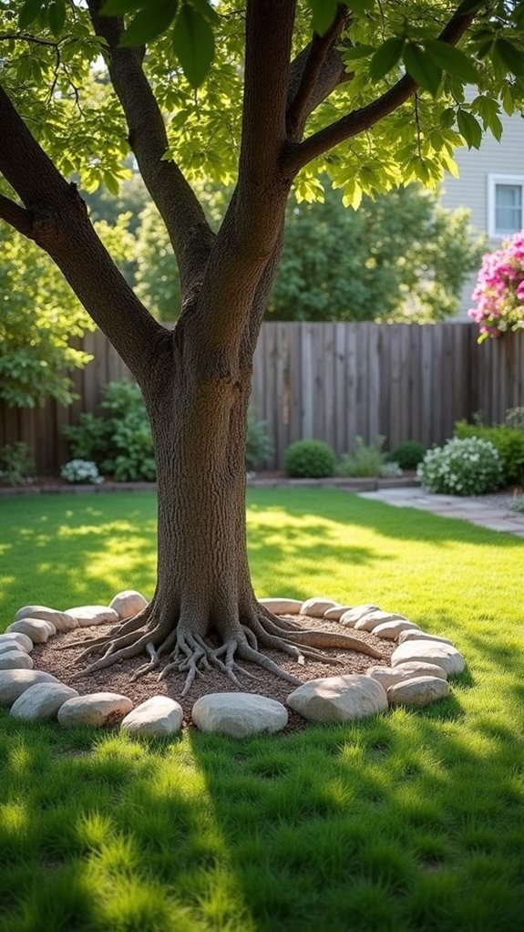 elegant stone circle design