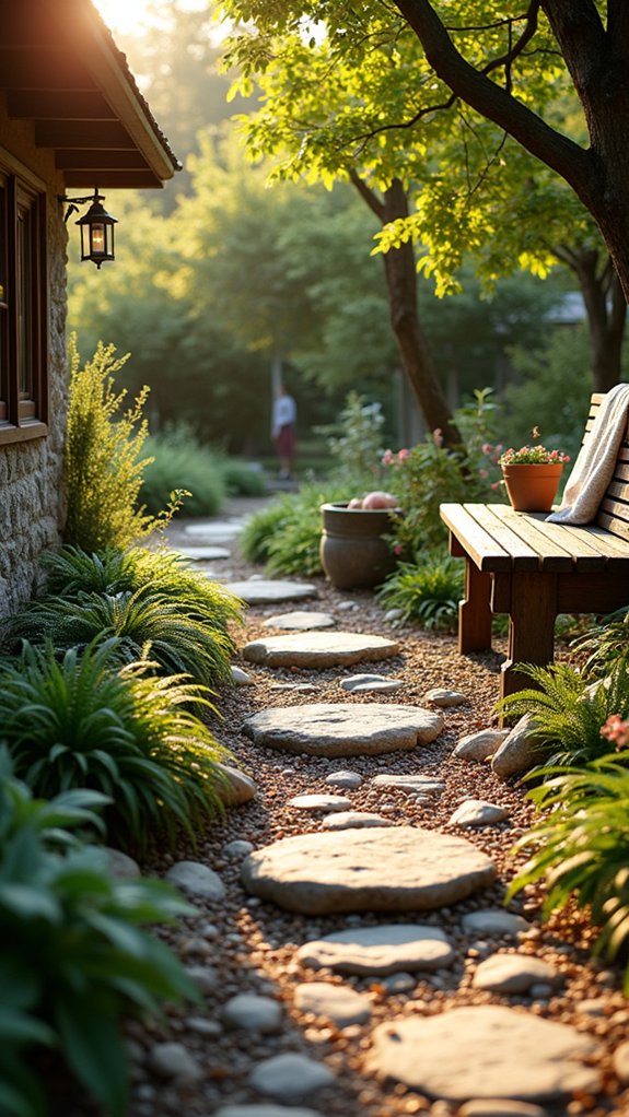 enhance landscape with river rocks