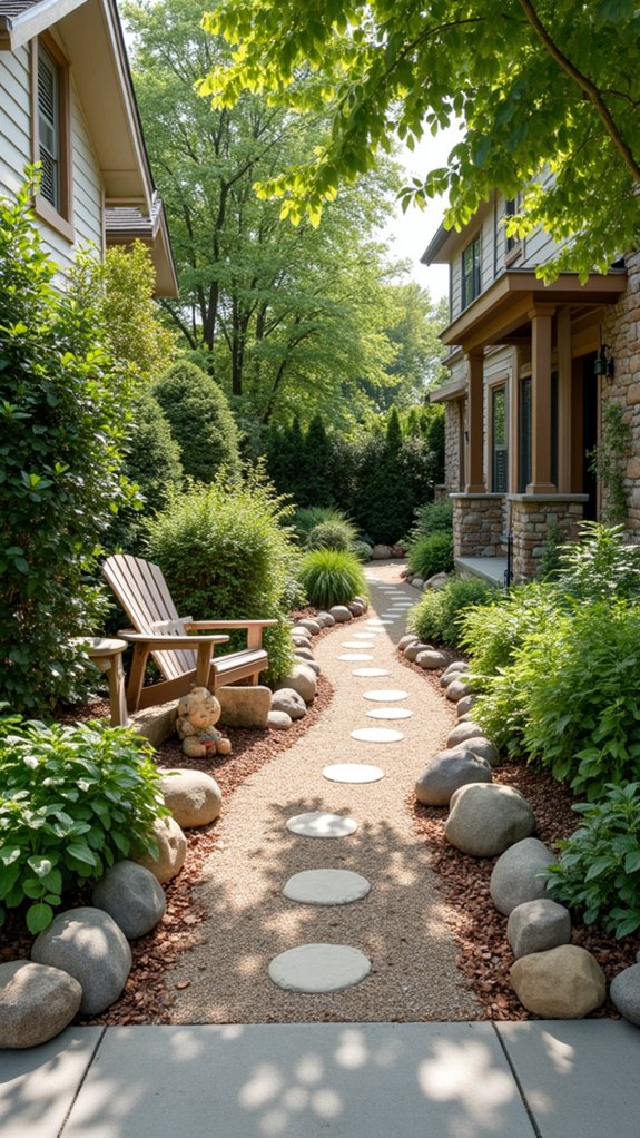 enhancing landscape with river rock
