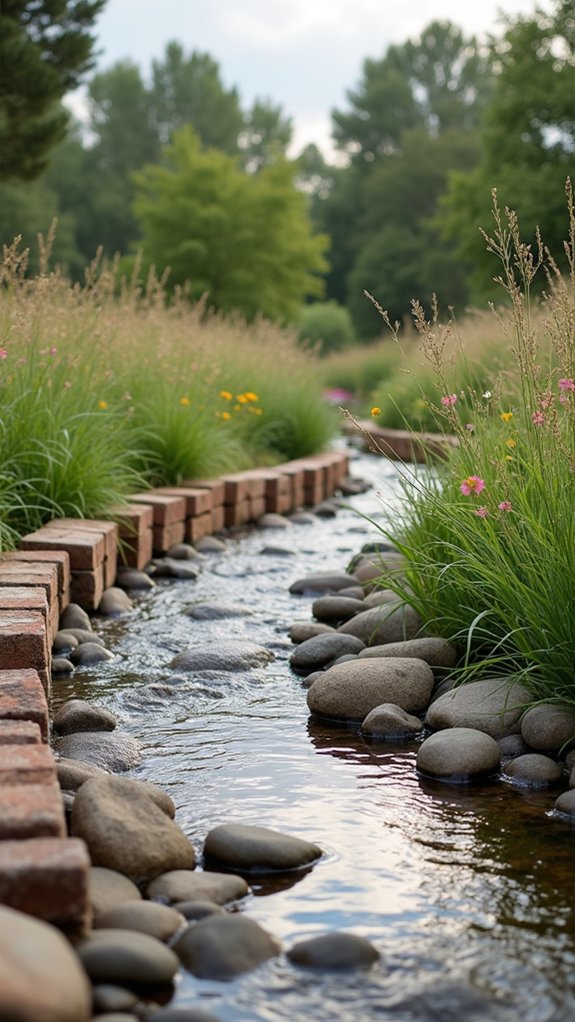framing dry creek bed