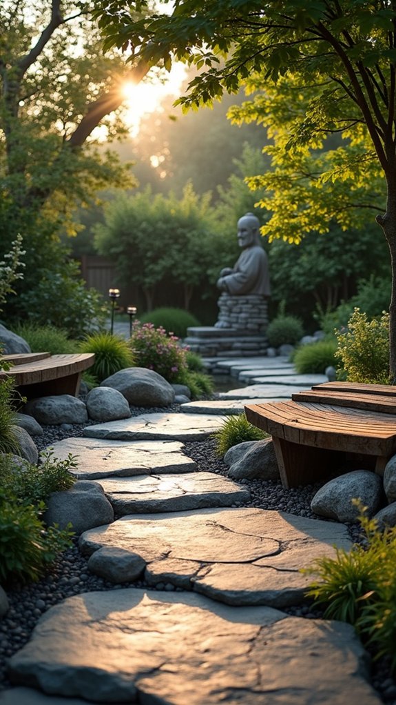glowing stones enhance meditation