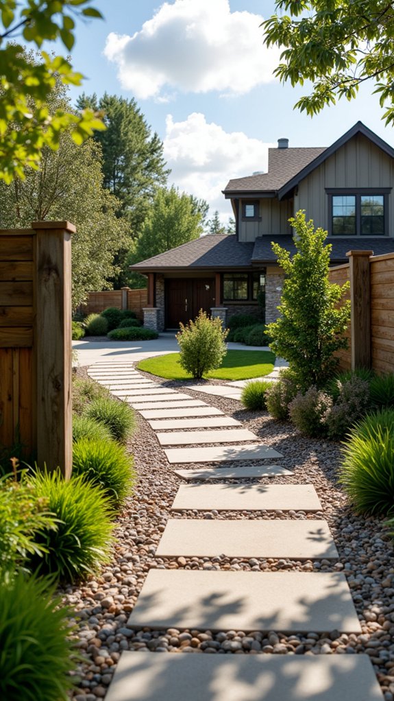 harmonious river rock landscaping