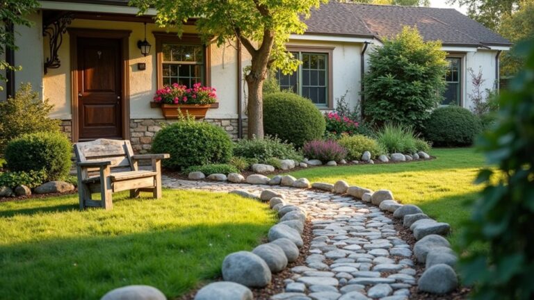 18 White River Rock Landscaping Ideas That Brighten the Yard landscaping with white river rocks
