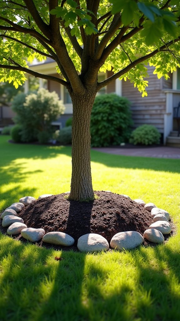 mulch for clean edges