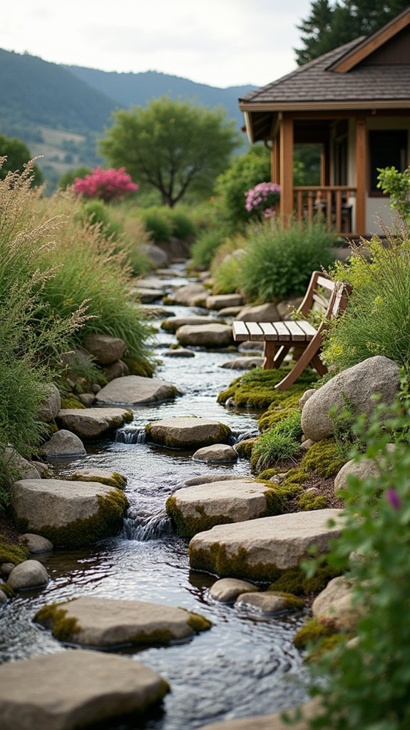 multi level dry creek design