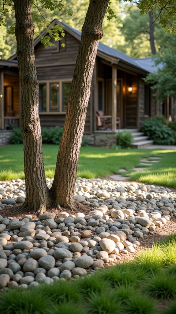 natural aesthetic weed suppression