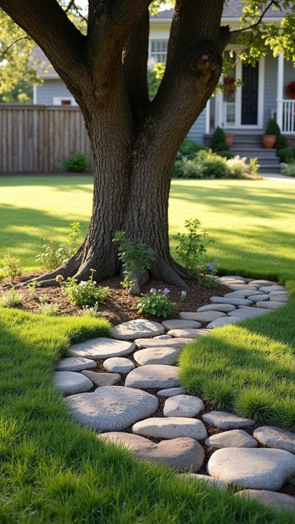 natural aesthetic with stones