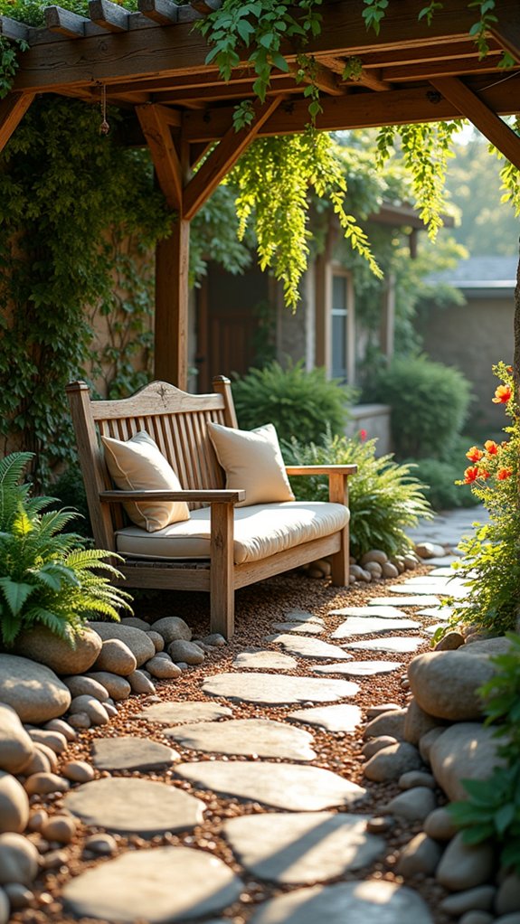 natural beauty enhances seating