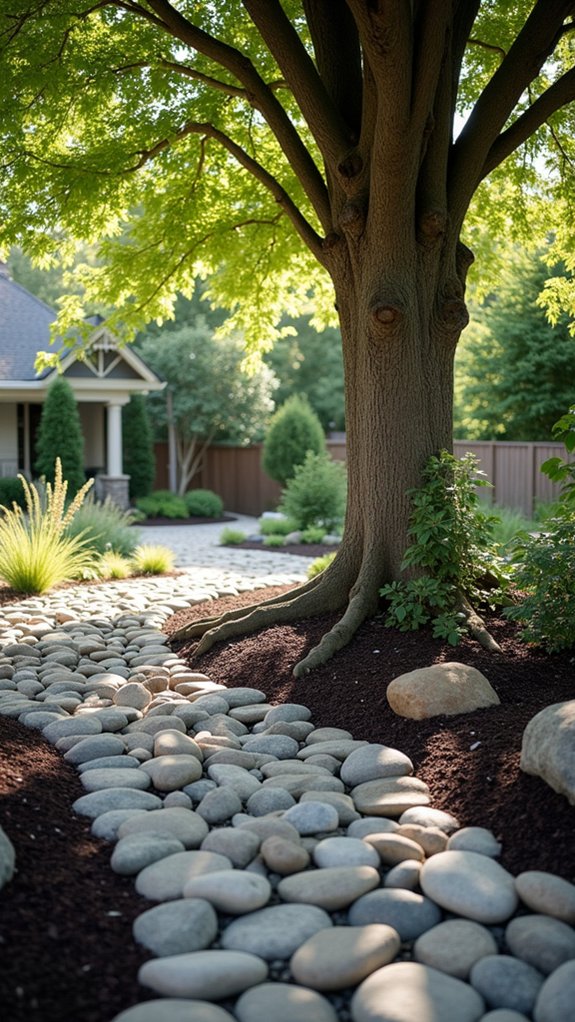 natural flow with river rock