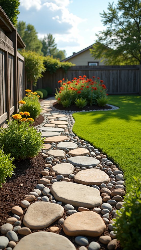 natural garden space boundaries