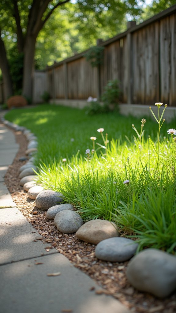 natural playground safety borders