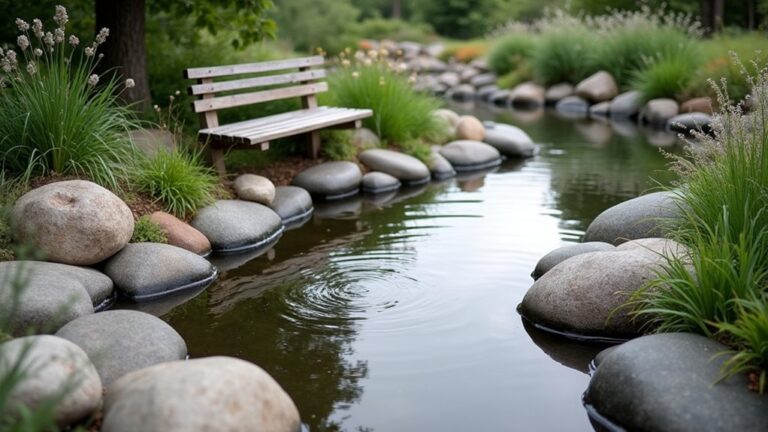 21 Serene River Rock Landscaping Around Ponds That Look Natural natural pond rock landscaping