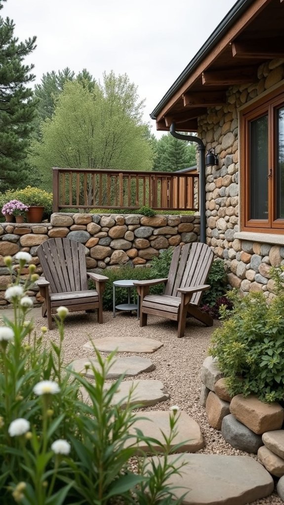 natural stone outdoor accents