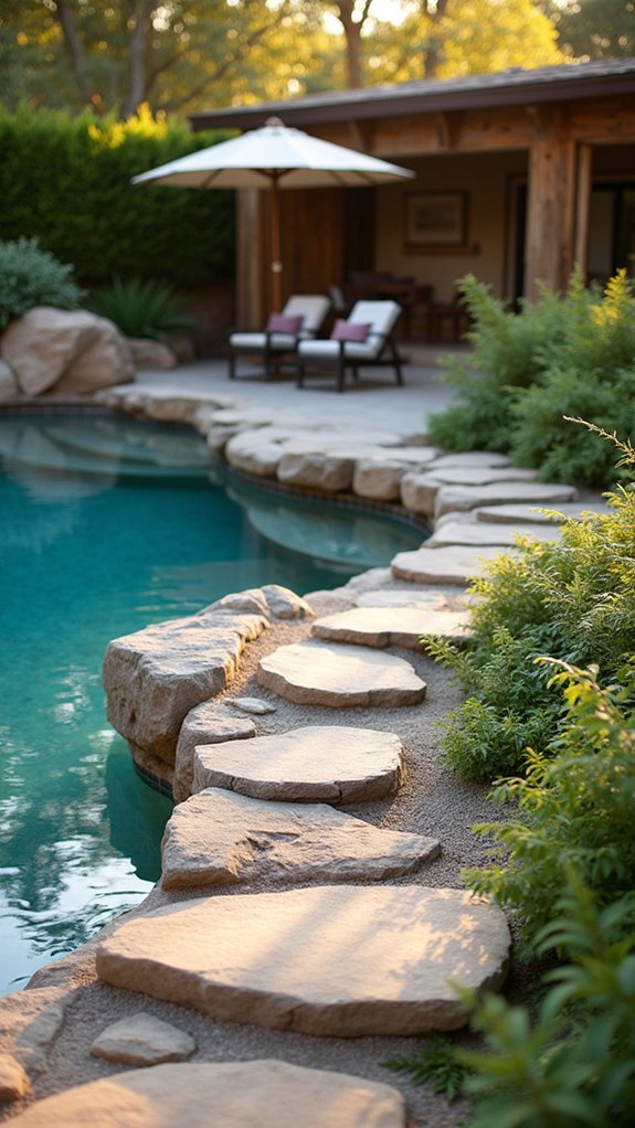 natural stone pathway design