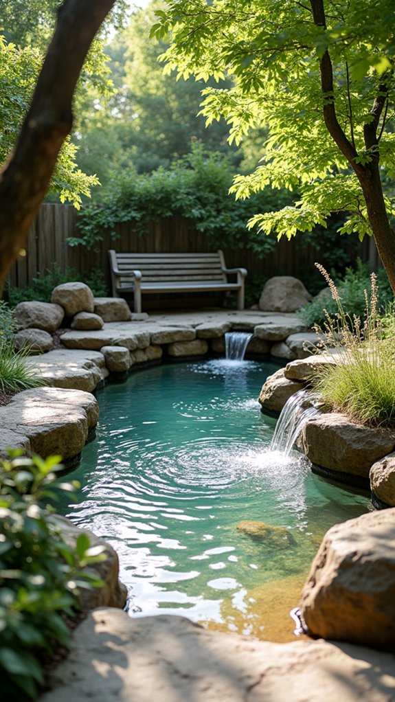 natural stone splash pad