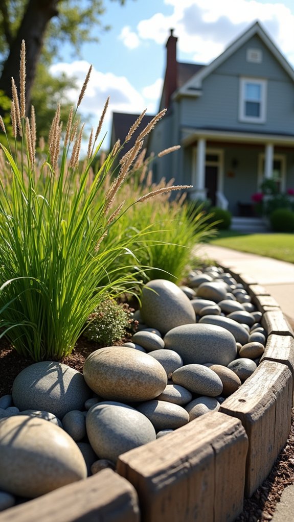 playful rock flower arrangements