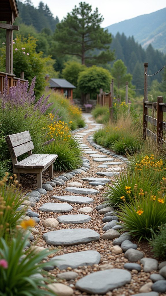 river rock for drainage