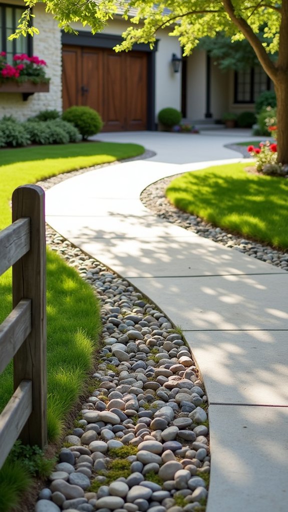 river rock landscape maintenance tips