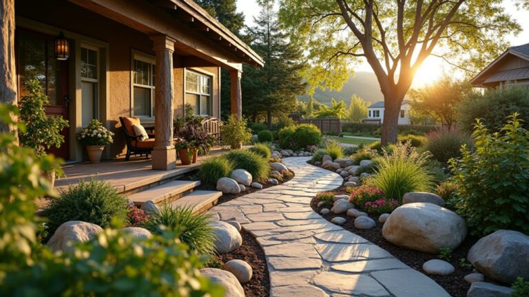 river rock landscaping ideas