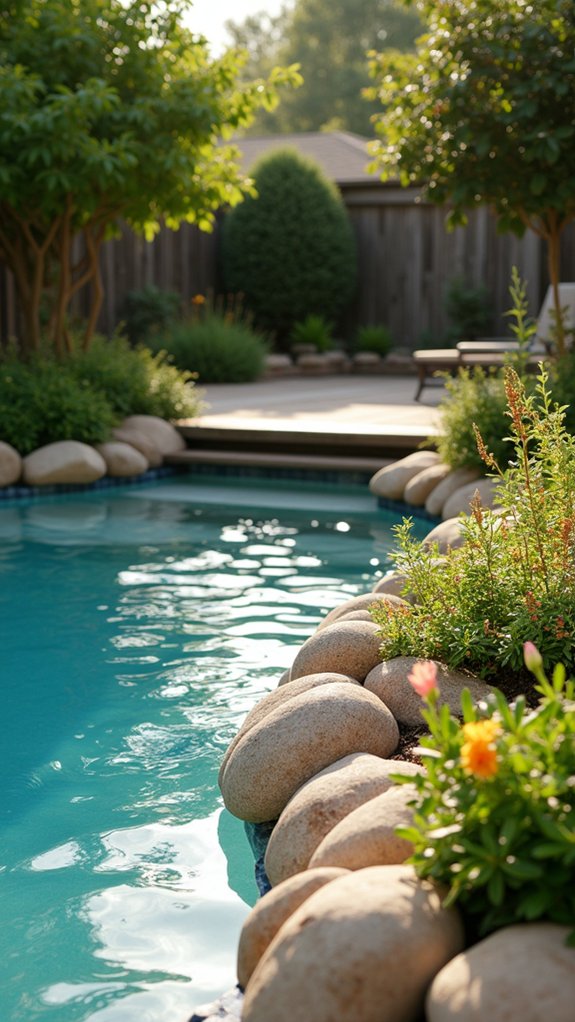 river rock mulch benefits