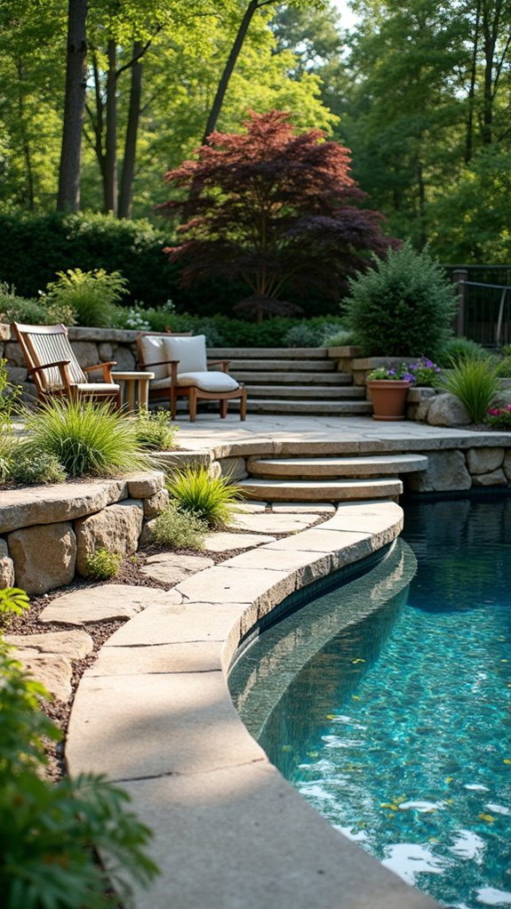 river rock wall construction