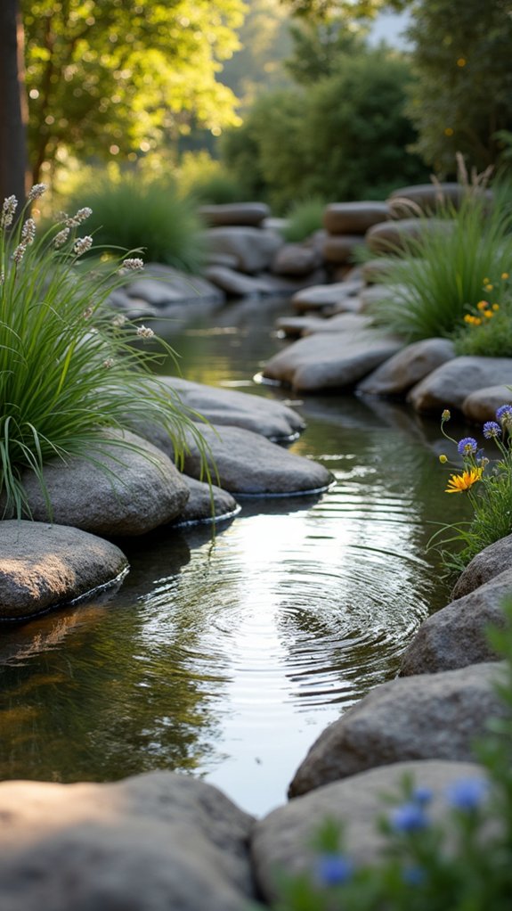 river rock water filter