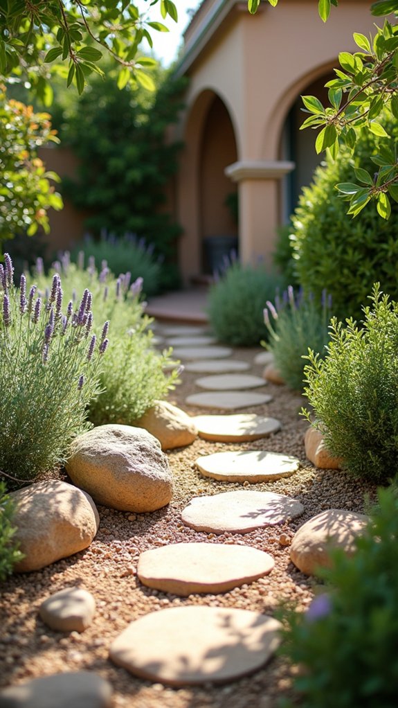 river rocks enhance aesthetics