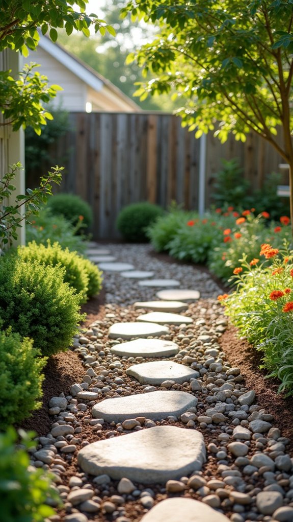 river rocks for mulch