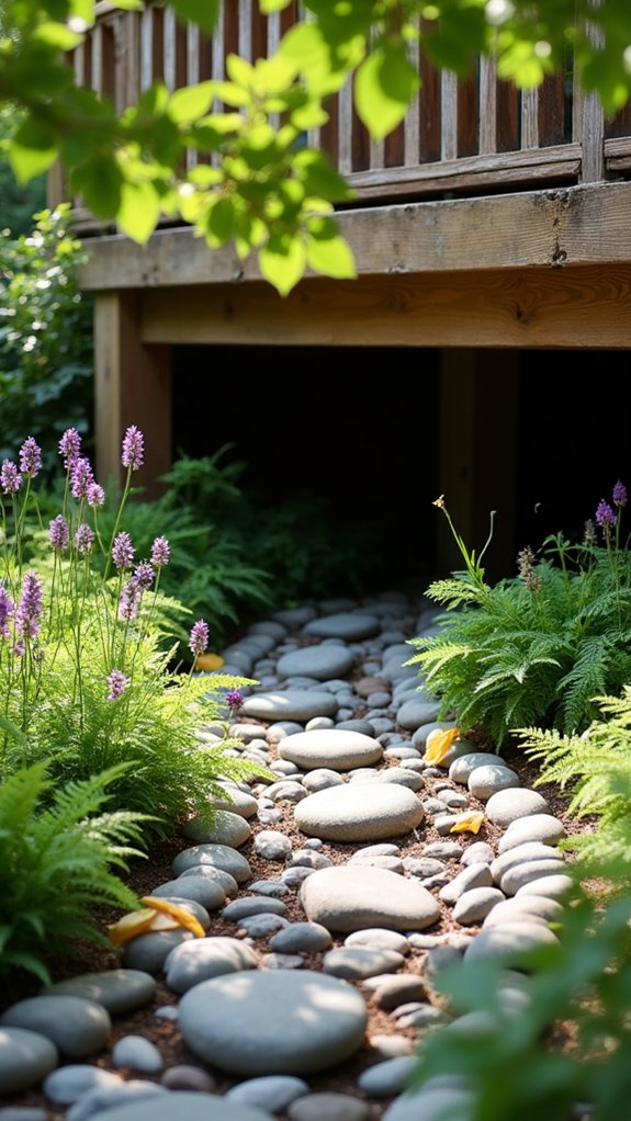 river rocks for organization