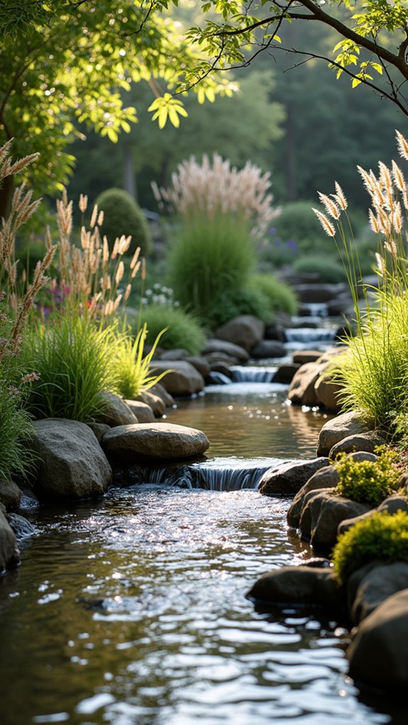 rock and grass harmony