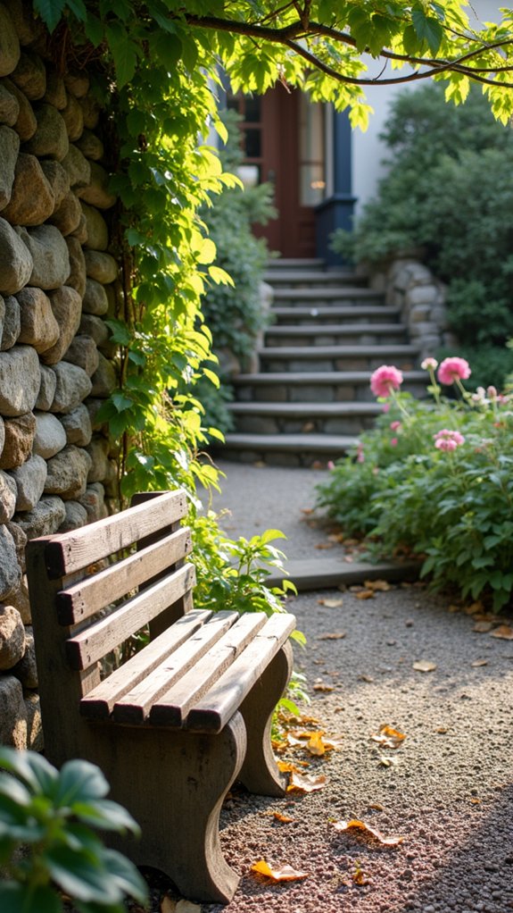 rustic charm through stone