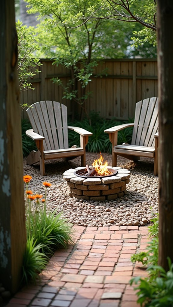 rustic charm with river rocks