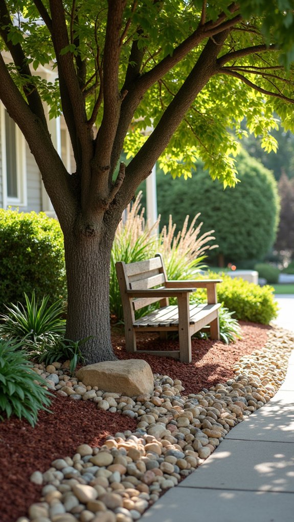 rustic natural stone landscaping