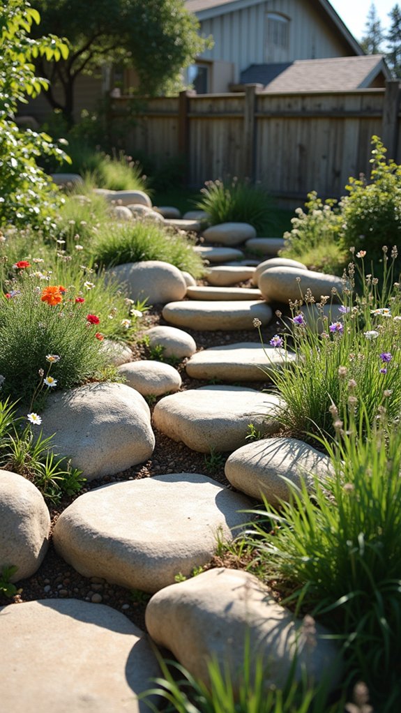 sculptural river rock designs