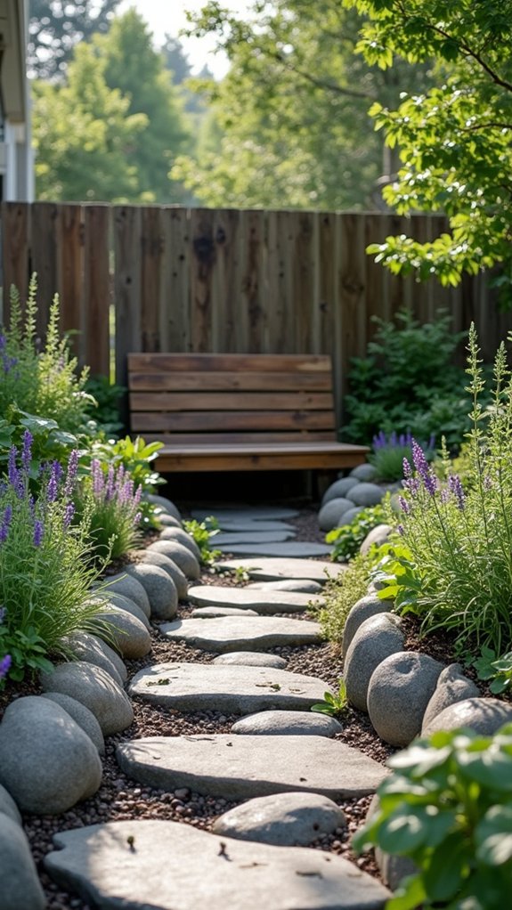 serene meditation with herbs