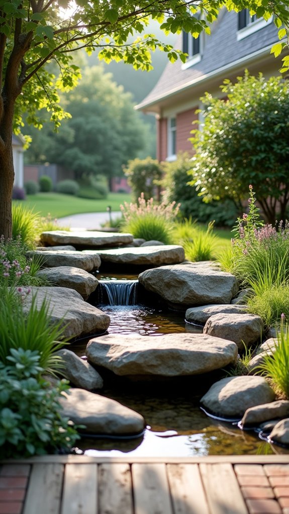 serene outdoor water feature