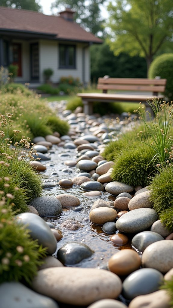 smaller rocks enhance landscape