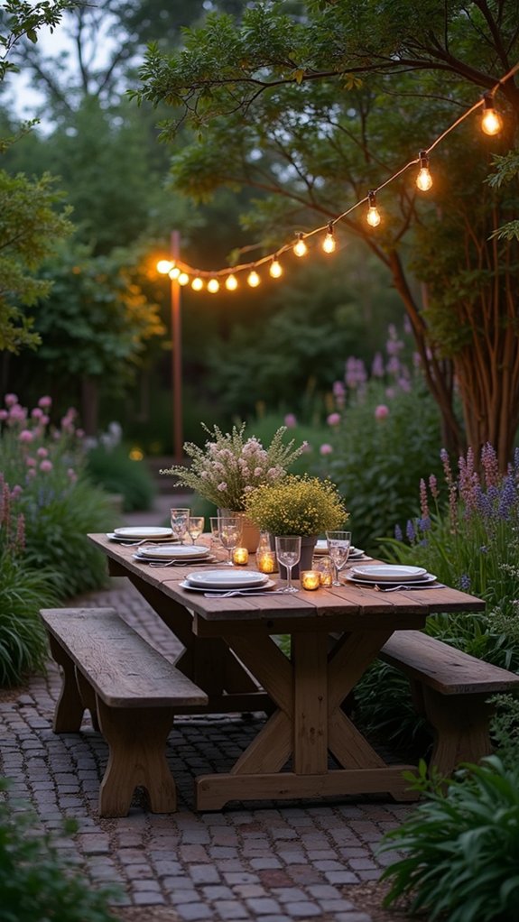 solar stones create ambiance