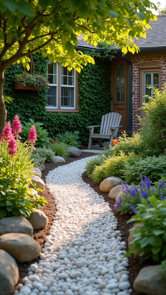 stylish low maintenance garden mulch