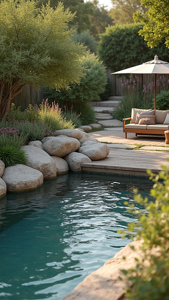 tranquil outdoor relaxation zone