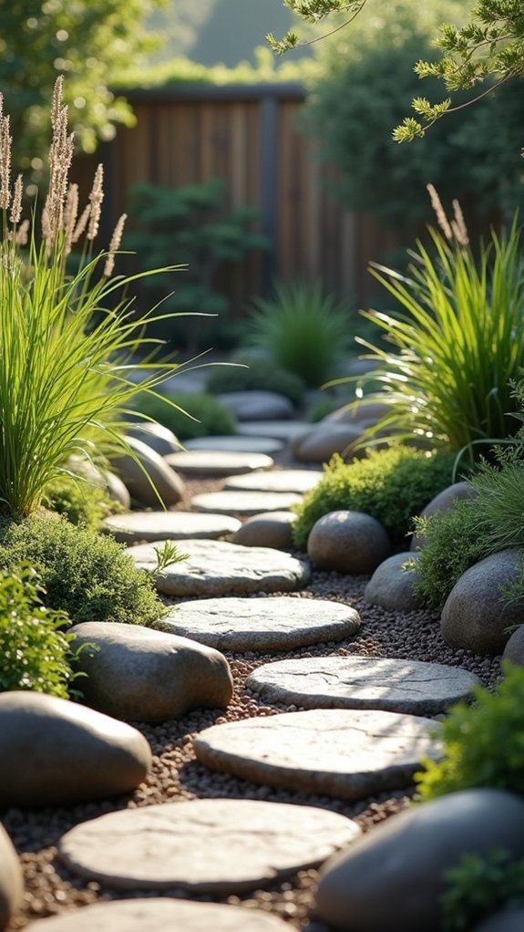 tranquil zen garden arrangement