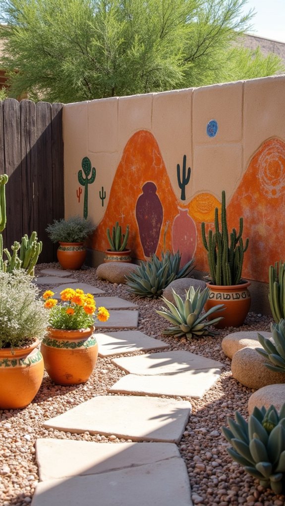 transform desert with art